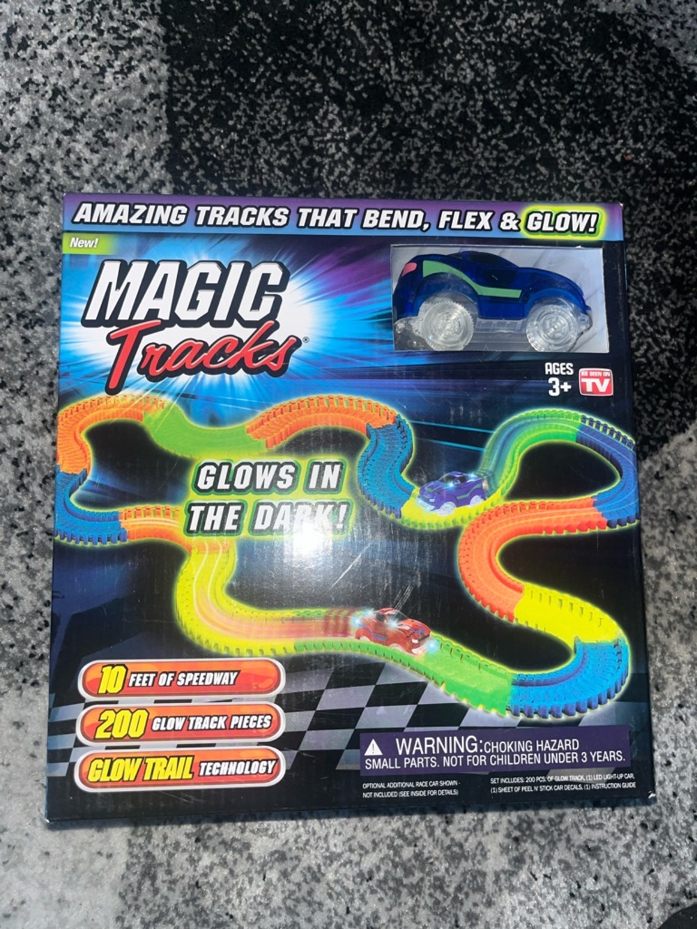 Glow Track Set - Multicolor Kids Racing Toy - Picture 3 of 4